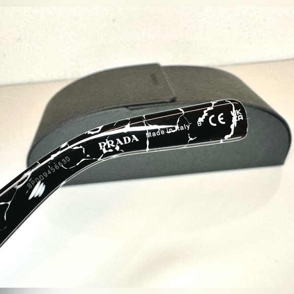 Prada Sunglasses PR22YS in Black/Violet Mirror - Picture 5 of 8